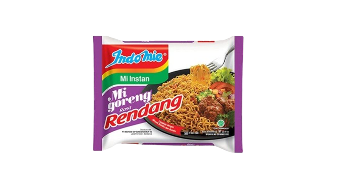 MIE INDOMIE RENDANG + TELOR